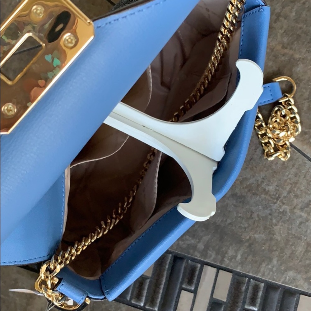 MICHAEL KORS KINSLEY MD SHLDR FLAP FRCH BLU MLT - Picture 11 of 16